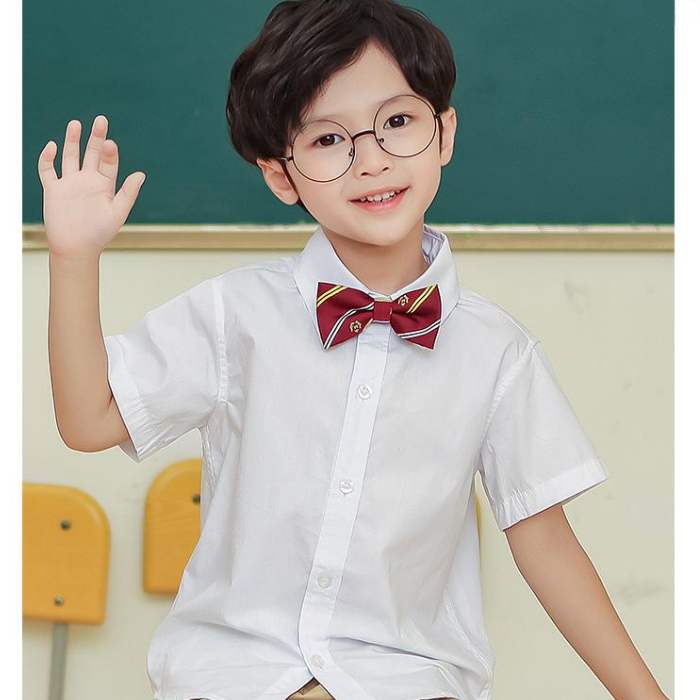 Mẫu áo sơ mi trắng đồng phục học sinh tiểu học