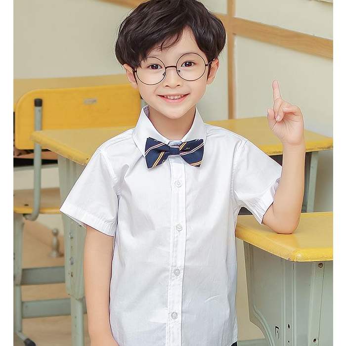 Mẫu áo sơ mi trắng đồng phục học sinh tiểu học - ảnh 2