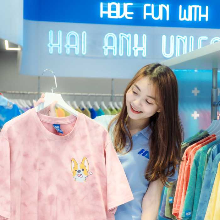 Đồng phục Hải Anh - Địa chỉ bán áo thun Angel Cat đẹp