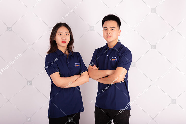 Áo thun đồng phục công ty màu tím - ảnh 2