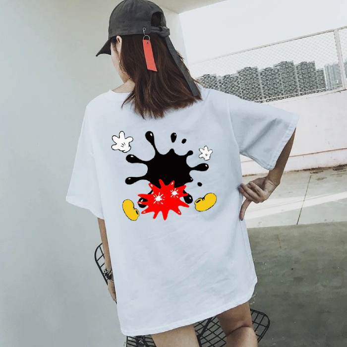 Áo thun in hình bắt mắt kiểu dáng oversize được nhiều bạn trẻ yêu thích - ảnh 5