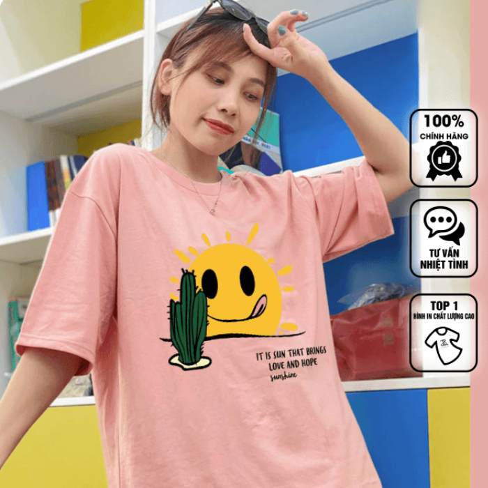 Áo thun hình mặt trời và xương rồng thiết kế độc đáo, ấn tượng - ảnh 4