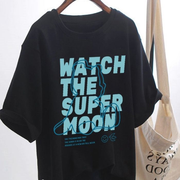 Mẫu áo thun hình Watch The Super Moon với thiết kế trẻ trung, năng động - ảnh 4