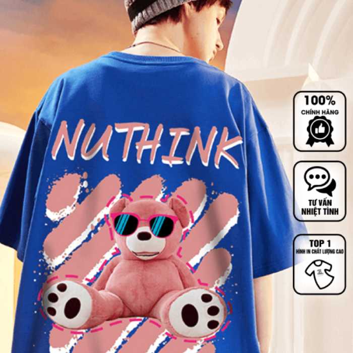 Áo thun in hình gấu bông cool ngầu với phong cách cá tính - ảnh 2