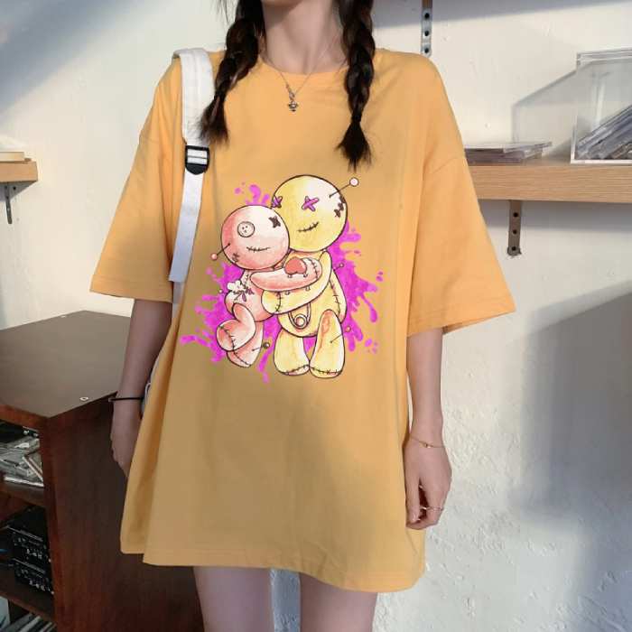 Áo thun in hình Scary kiểu dáng đơn giản, hình in độc đáo - ảnh 2