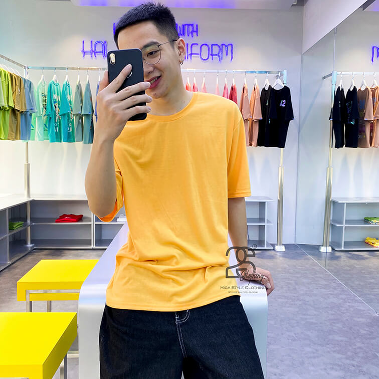 Áo Thun Màu Vàng Bò Giá Sỉ 29K - ảnh 2
