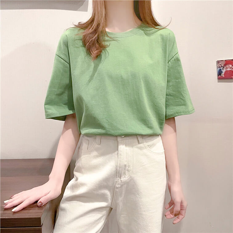 Áo Thun Màu Xanh Hulk Cổ Tròn Giá Sỉ 59K - ảnh 2