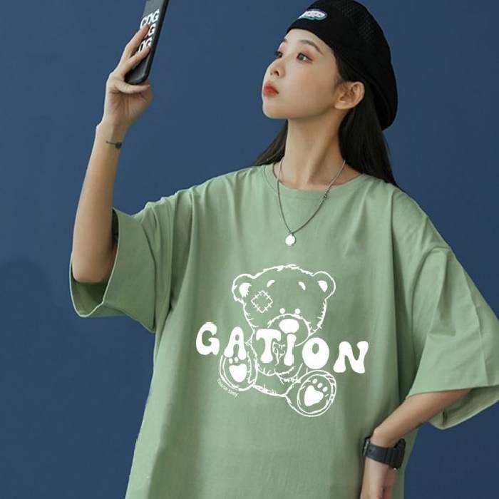 Áo thun oversize gấu Gation nổi bật với sắc màu thời thượng - ảnh 5