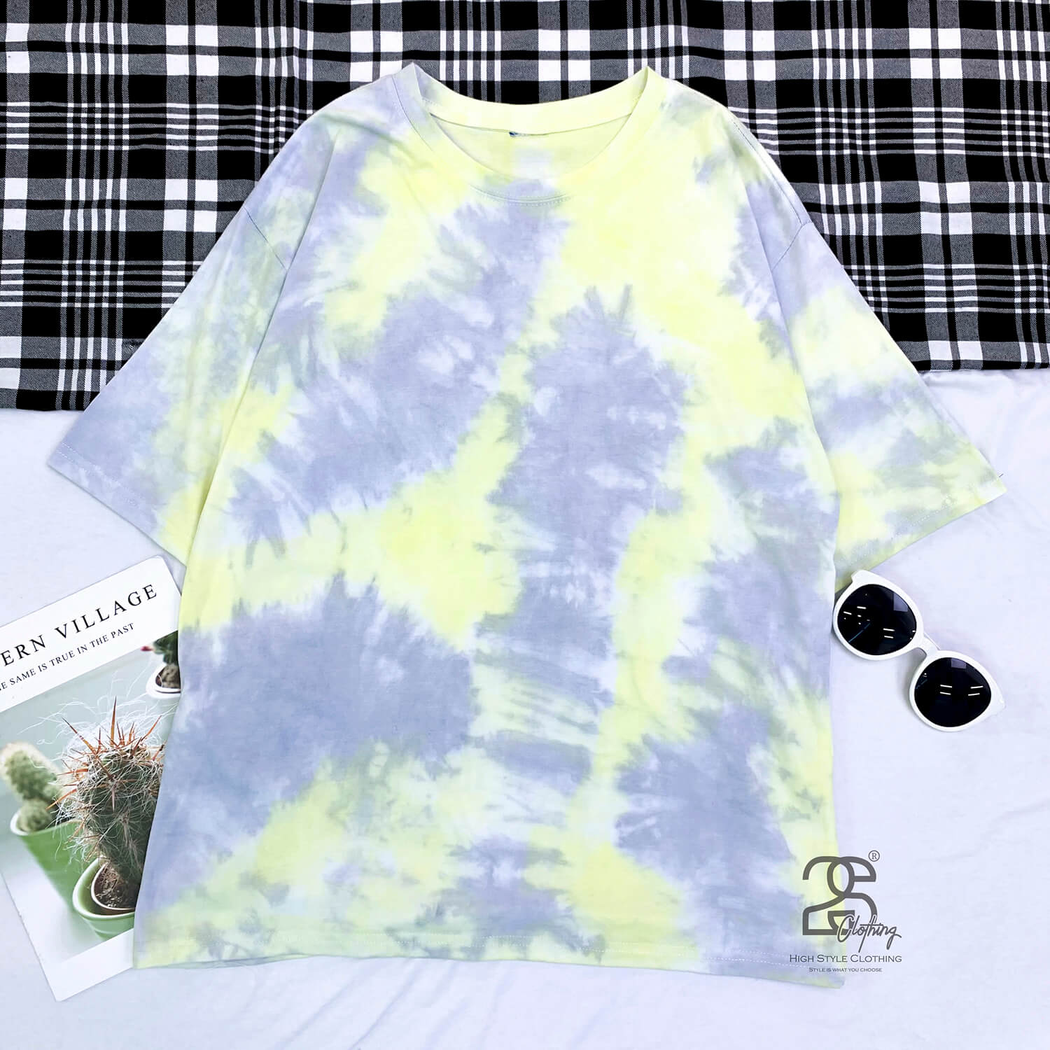 Áo Thun Tie Dye Vàng Giá Sỉ 49K – ngưng sản xuất