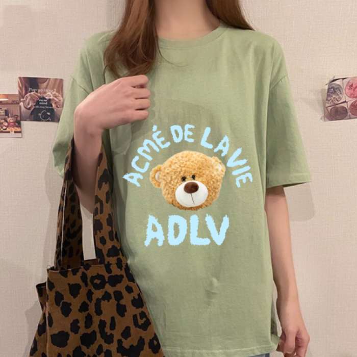 Áo thun unisex gấu bông thiết kế dễ thương, đa dạng màu sắc - ảnh 7