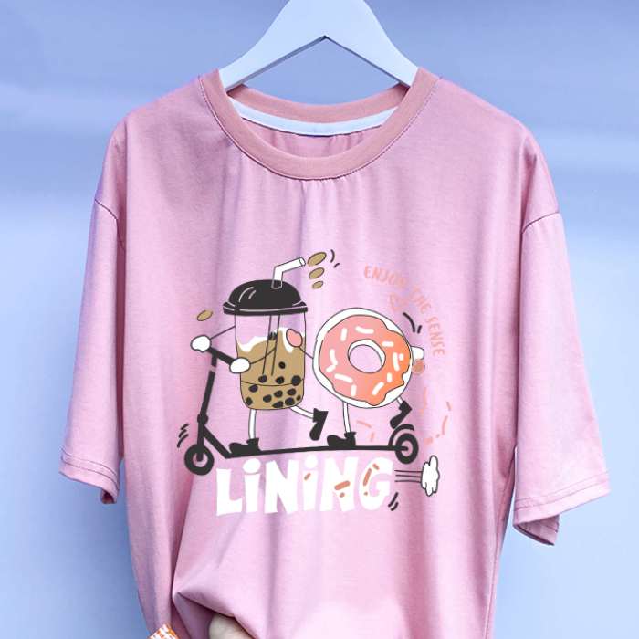 Áo thun unisex hình bánh donut độc đáo, ấn tượng - ảnh 5