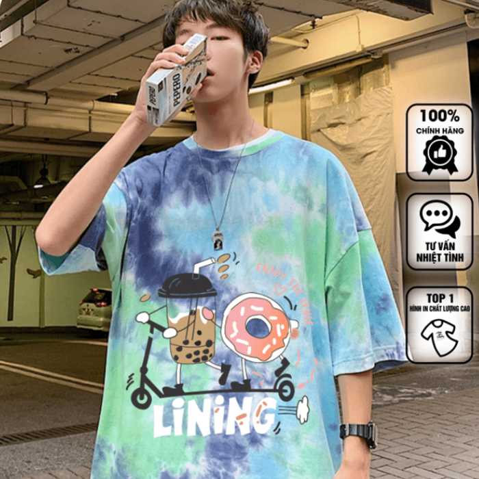 Áo thun unisex hình bánh donut độc đáo, ấn tượng - ảnh 2