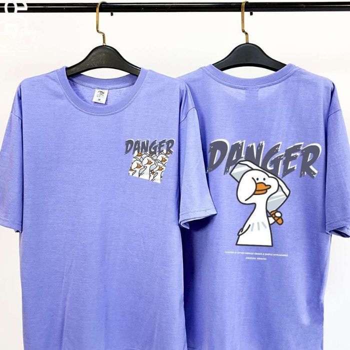 Áo thun unisex hình vịt danger siêu chất – siêu xì teen dành cho GenZ - ảnh 2