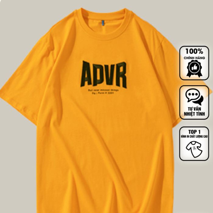Áo thun unisex oversize ADVR thời thượng, cá tính - ảnh 2