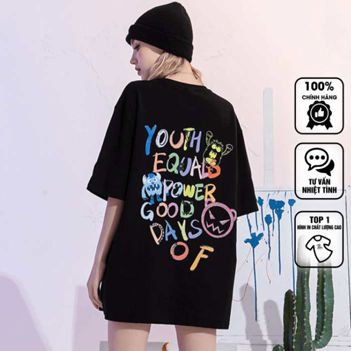 Áo thun Youth Equals kiểu dáng oversize được nhiều bạn trẻ yêu thích - ảnh 3