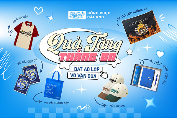 Vô vàn phần quà hấp dãn trong set "quà tặng tháng ba"