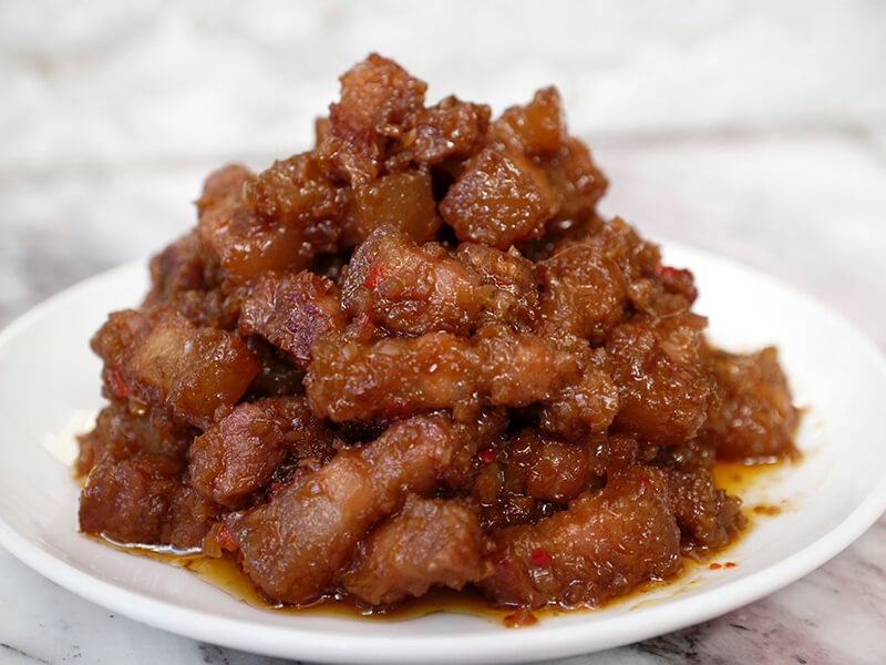 Mắm ruốc xào thịt ba rọi (thịt ba chỉ) – Món ăn ngon rẻ dễ làm cho học sinh, sinh viên