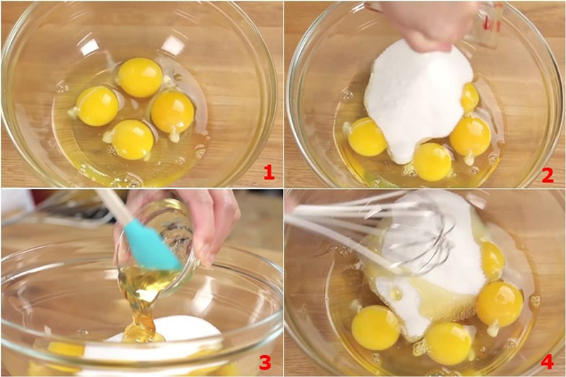 Bước 1: Làm vỏ bánh Doremn