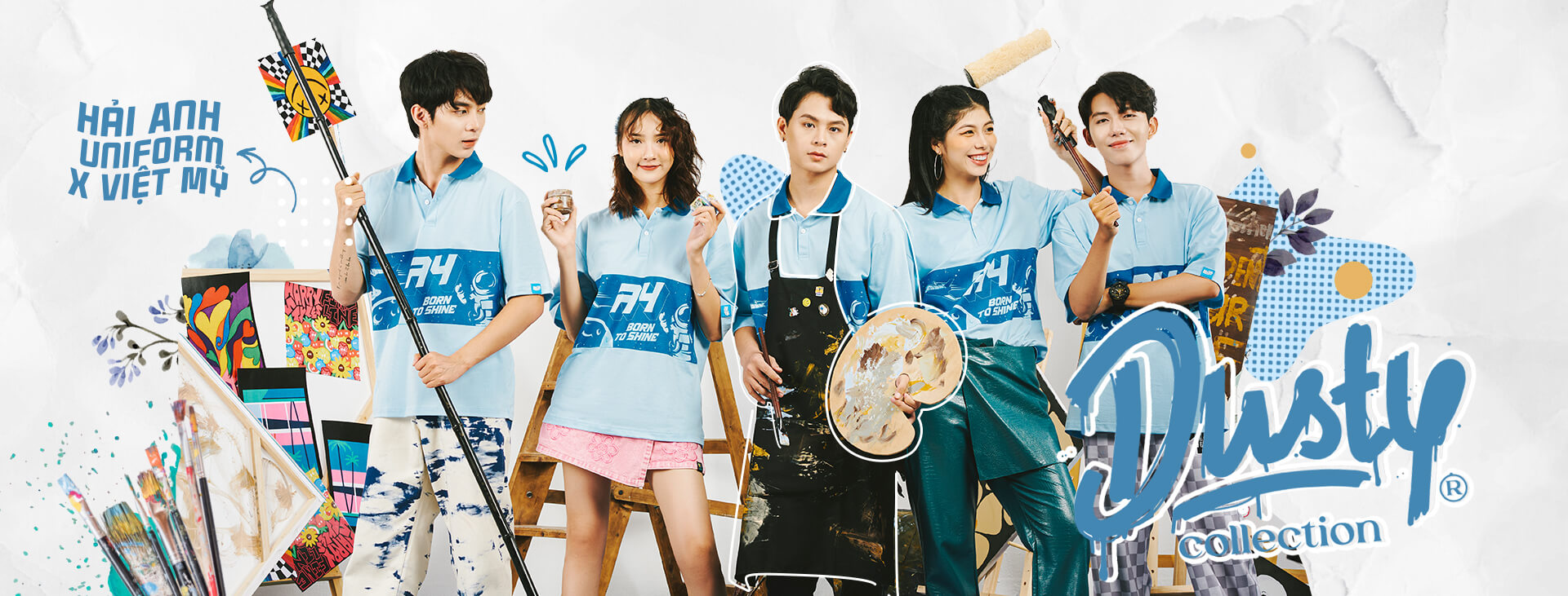 BST Áo Lớp Dusty