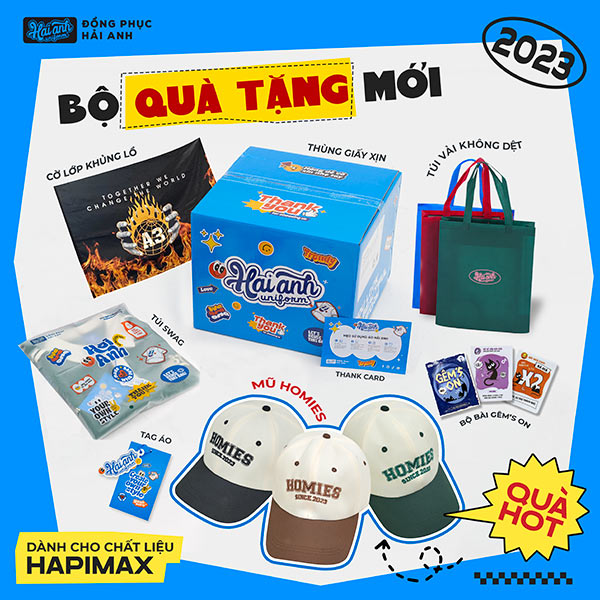 Quà tặng độc quyền khi mua áo lớp tại Hải Anh Uniform