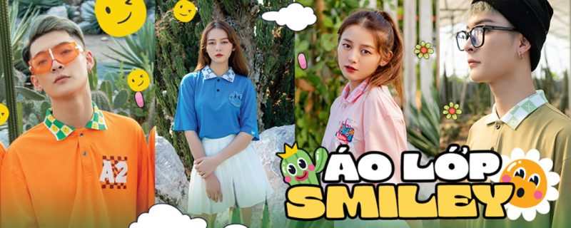 Sự khác biệt của những chiếc áo Smiley đến từ họa tiết cổ áo độc đáo