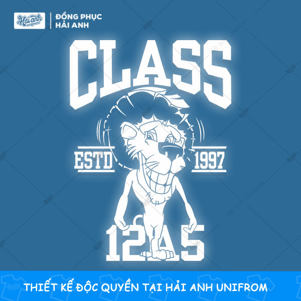 Mẫu hình in In Class Estd 1997 đẹp, sáng tạo