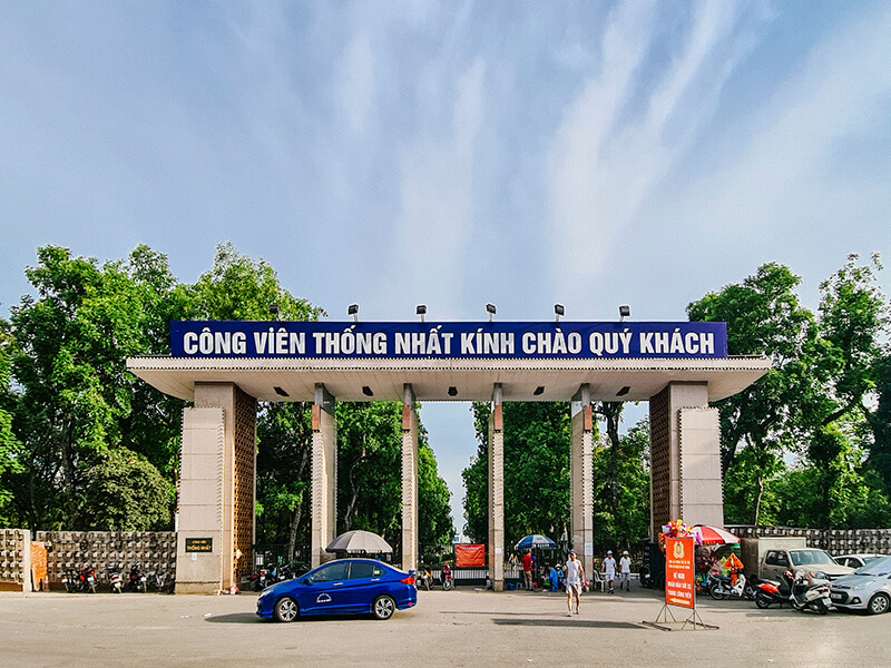 Cổng chào công viên Thống Nhất
