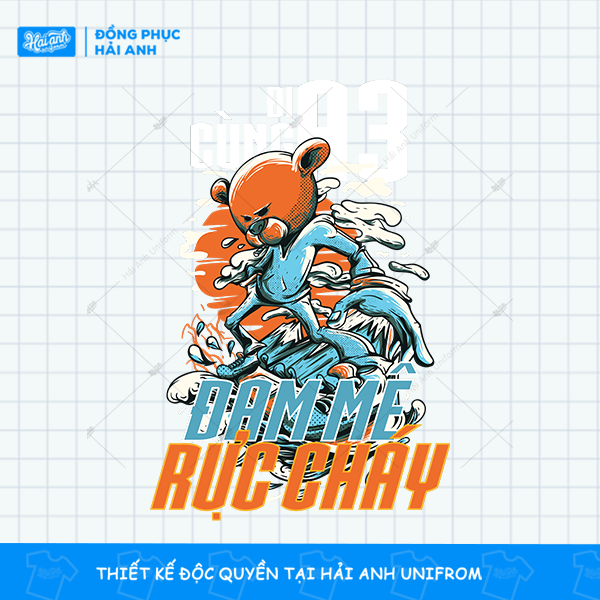 Mẫu Hình In Artwork Đam Mê Rực Cháy