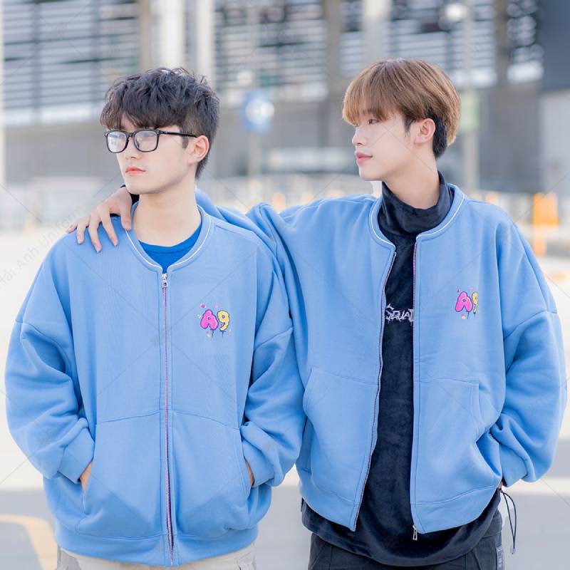 Áo lớp bomber ấm áp, thời trang với chất liệu nỉ dày dặn