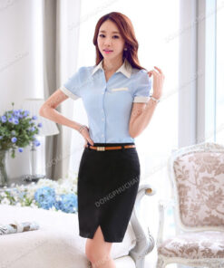 Đồng phục áo sơ mi nữ công sở 01