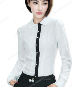 Đồng phục áo sơ mi nữ công sở 10