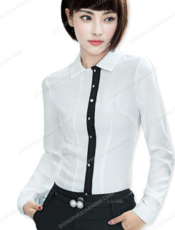 Đồng phục áo sơ mi nữ công sở 10