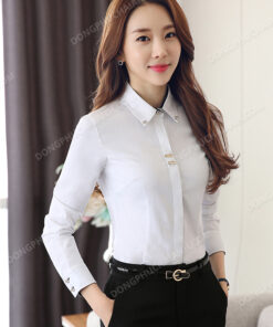 Đồng phục áo sơ mi nữ công sở 16