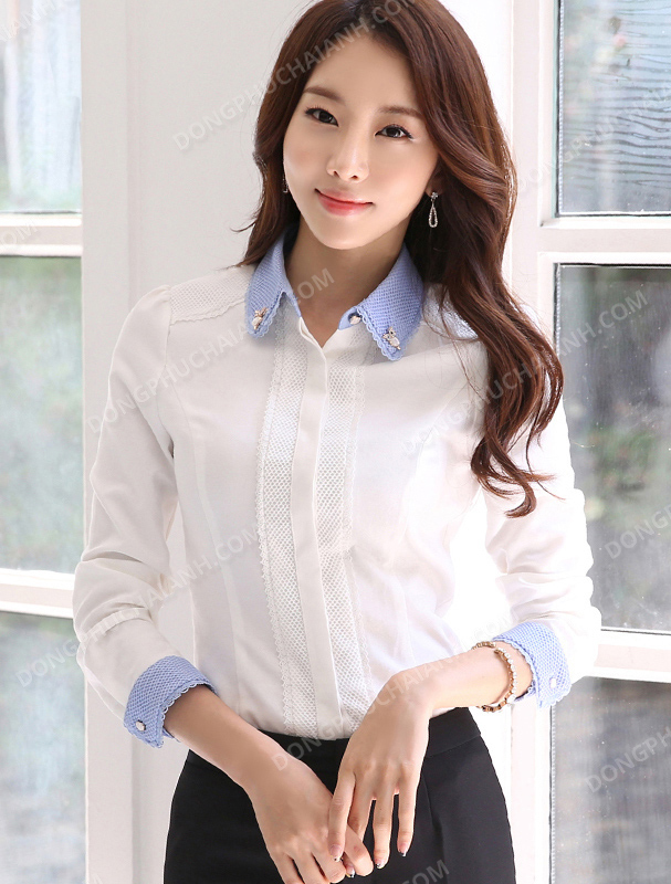 Đồng phục áo sơ mi nữ công sở 18