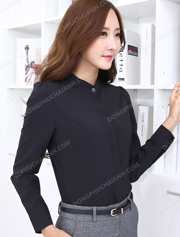 Đồng phục áo sơ mi nữ công sở 21 - ảnh 2