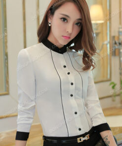 Đồng phục áo sơ mi nữ công sở 23