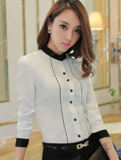 Đồng phục áo sơ mi nữ công sở 23