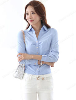 Đồng phục áo sơ mi nữ công sở 30 - ảnh 6