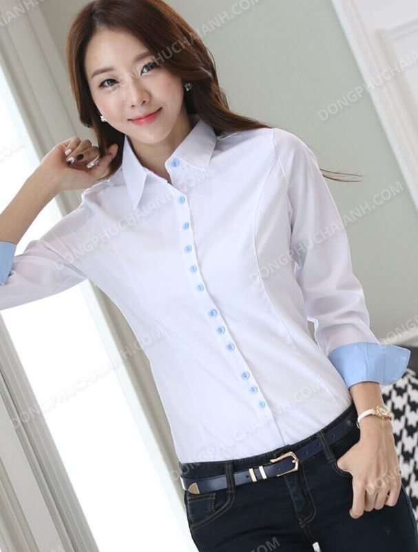 Đồng phục áo sơ mi nữ công sở 30