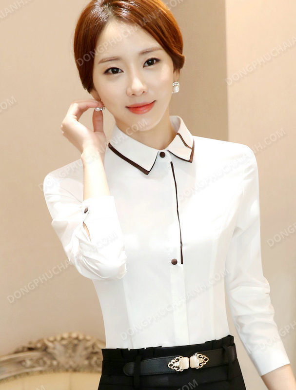 Đồng phục áo sơ mi nữ công sở 32
