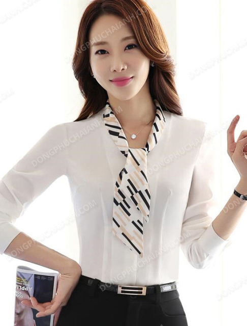 Đồng phục áo sơ mi nữ công sở 49