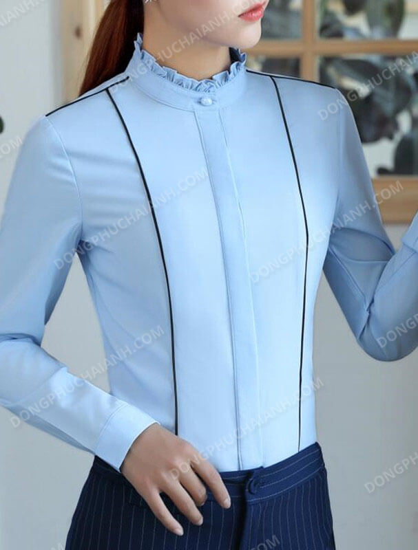 Đồng phục áo sơ mi nữ công sở 52 - ảnh 2