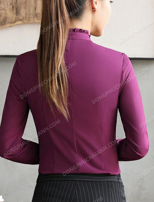 Đồng phục áo sơ mi nữ công sở 52 - ảnh 6