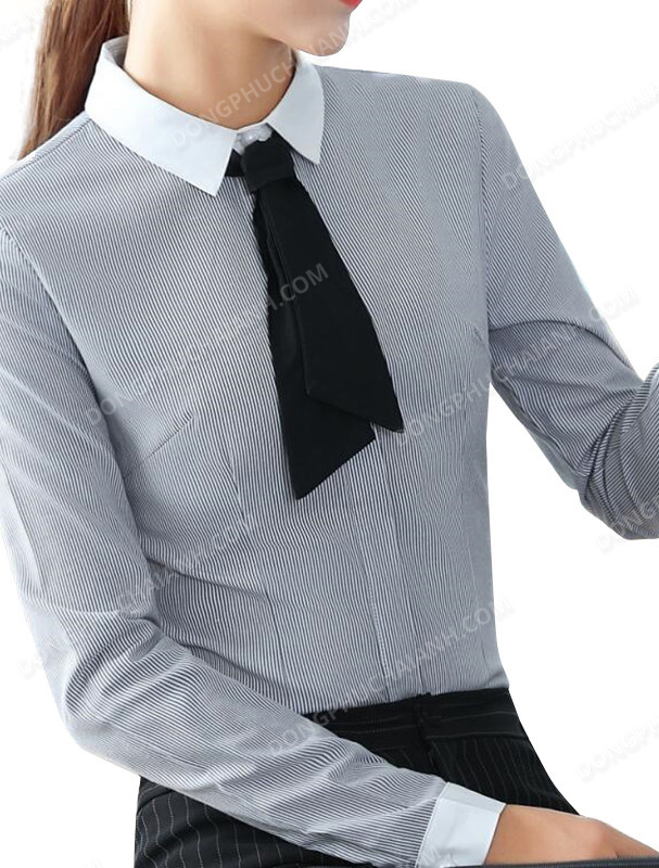 Đồng phục áo sơ mi nữ công sở 56