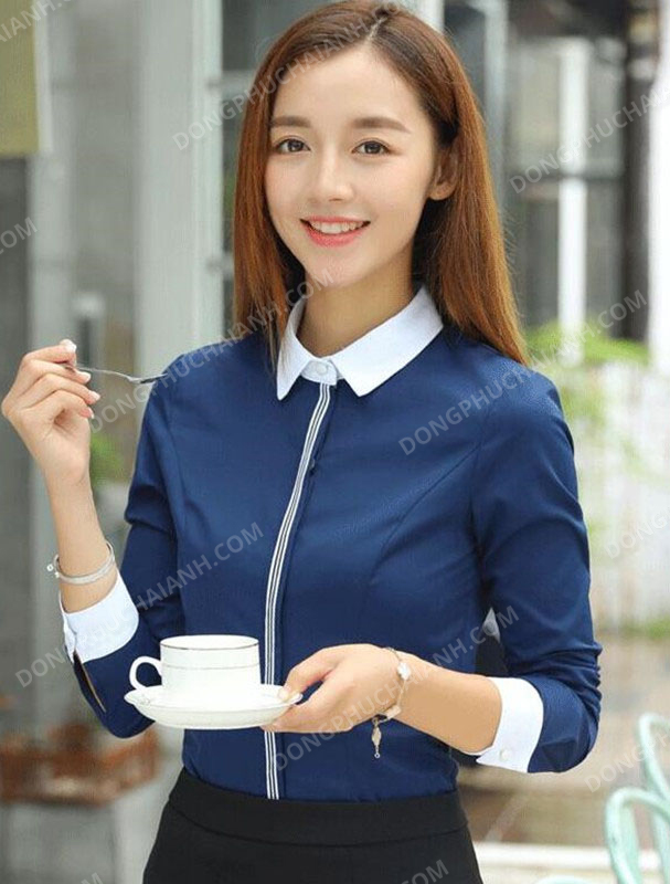 Đồng phục áo sơ mi nữ công sở 62
