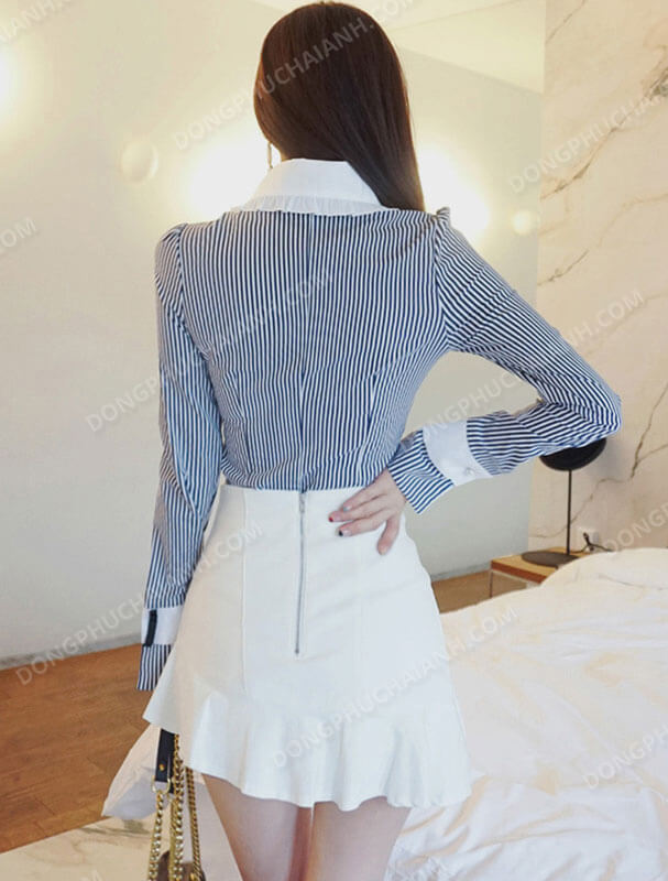 Đồng phục áo sơ mi nữ công sở 71 - ảnh 3