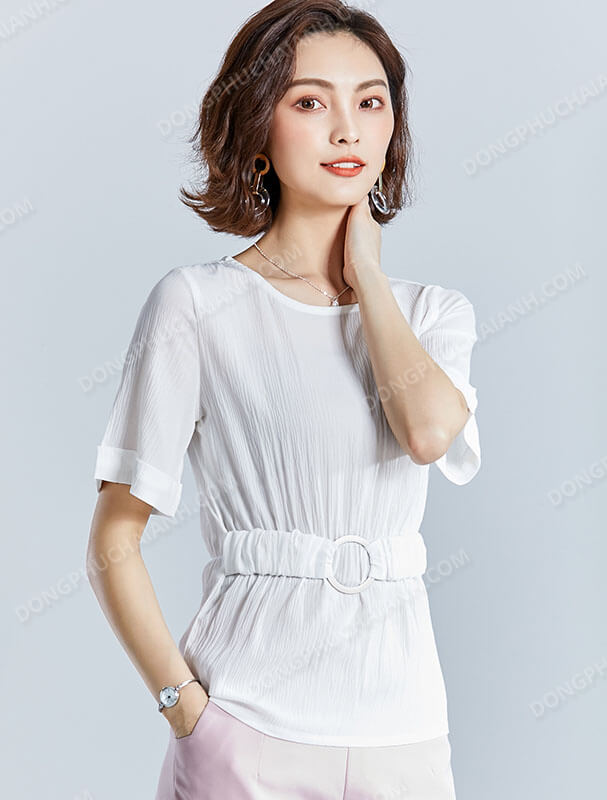 Đồng phục áo sơ mi nữ công sở 72 - ảnh 3