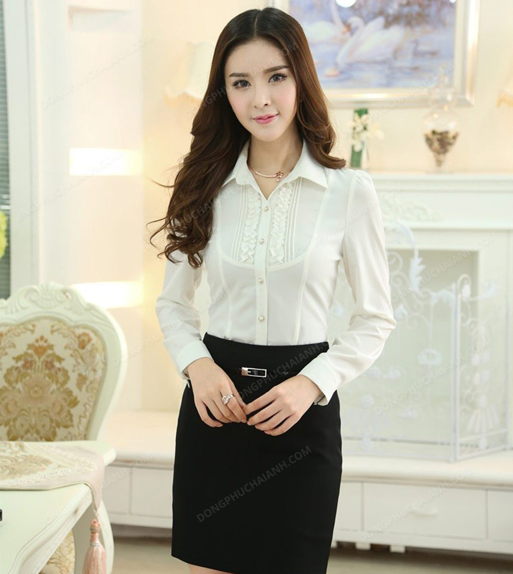 Đồng phục zuyp chân váy công sở 26