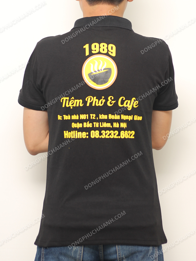 Mẫu đồng phục quán cafe fastfood của Tiệm phở & Cafe 1989