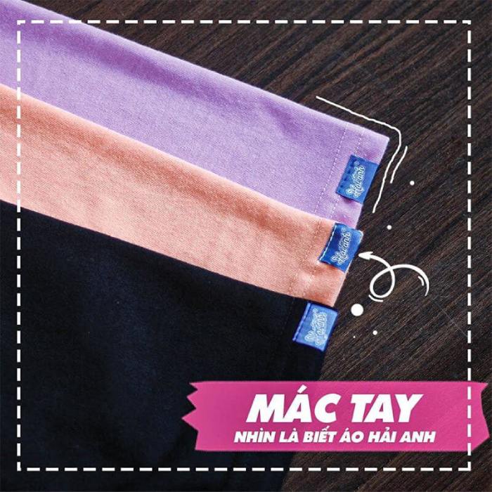 Nhận biết sản phẩm thương hiệu Hải Anh qua mác tay áo